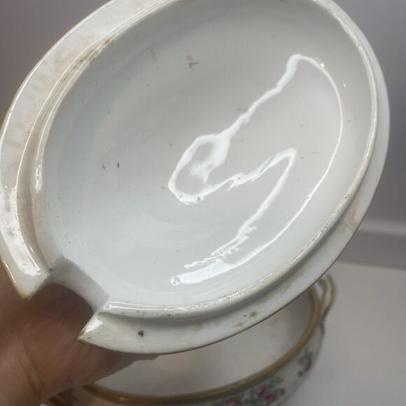 Antique MINTON INDIAN TREE Small Tureen or Sugar Server - Picture 7 of 12